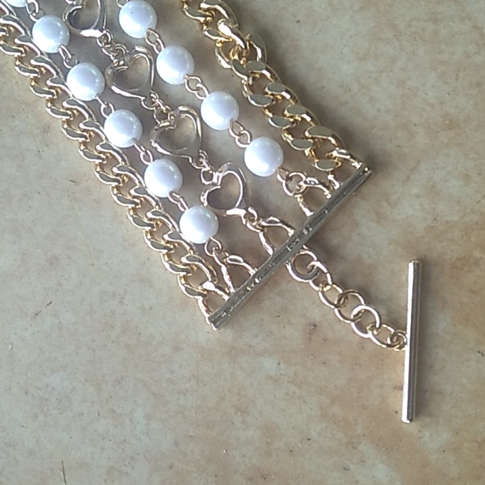Bracelet with hearts and pearls Valentine Love - Picture 5 of 6